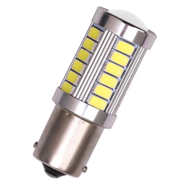 

car headlights 2pcs led super bright low consumption ultra long life bulb 1156 backup reverse light 33-smd 5630 5730 12v ba15s p21w#266421