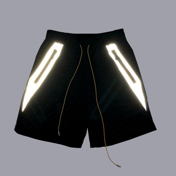 

2021 new latest rhude men women hip-hop drawstring zip pocket fashion shorts ohup, White;black