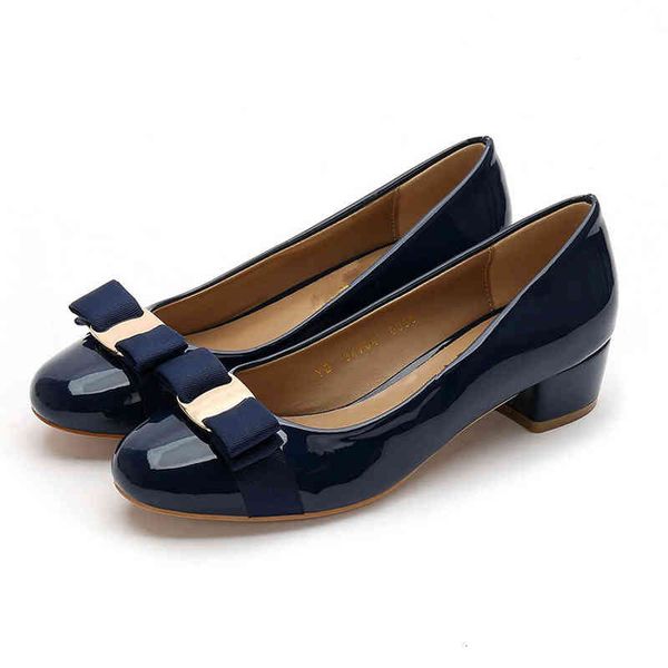 

dress shoes black high heels bow designer women plus size  patent leather slip on work woman casual low mdgj