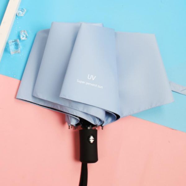 

umbrellas full automatic for women, both sunny and rainy, folding sunshade, sunshade uv protectiona711