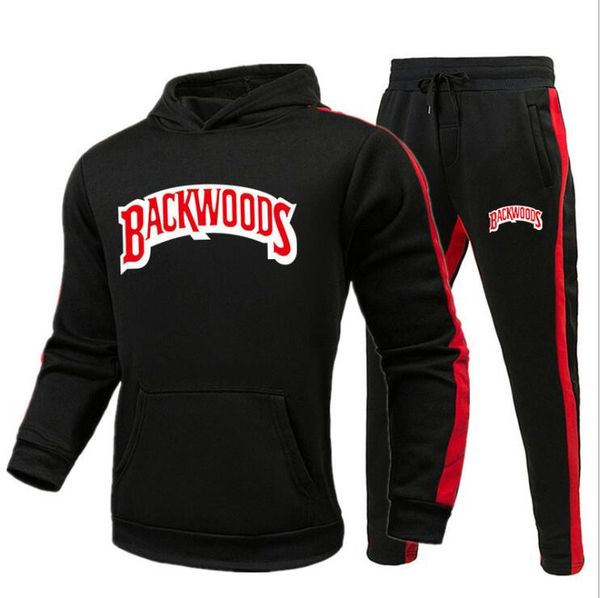 

new tracksuit men set hoodies men sweatshirt sweat spring autumn fleece 2pcs stand collar patchwork fashion sweatsuits jogging sportswear, Gray