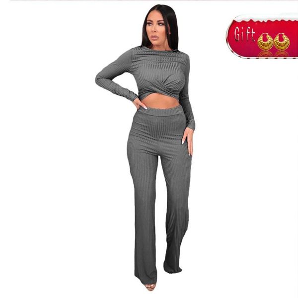 

women's two piece pants wide leg pant and crop set long sleeve autumn solid elegant turtleneck minimalist classic outfit, White