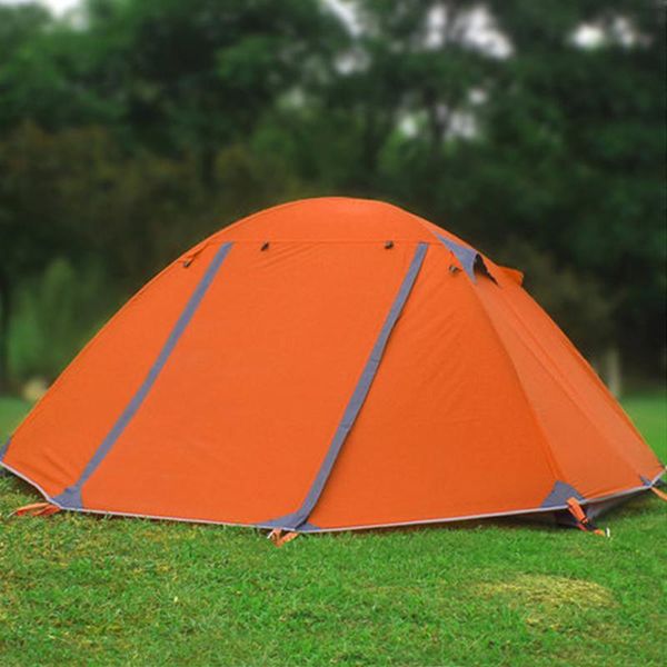 

flytent 2 person camping tent waterproof separate double layer outdoor with aluminum pole travel party for camping