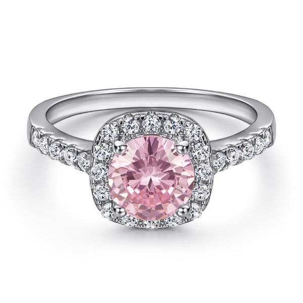 

wedding rings s925 sterling silver ring female aobao gem row red corundum color index finger for women, Slivery;golden