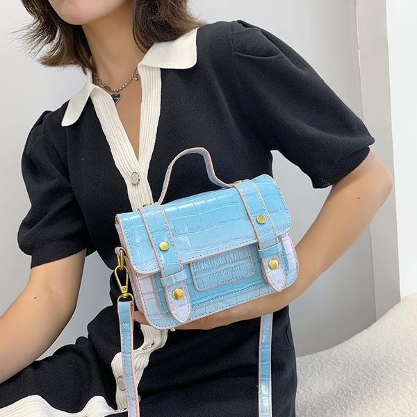 

evening bags luxury designer crossbody bag for women fashion shoulder ladies high-end pu leather stone pattern flap all-match purse