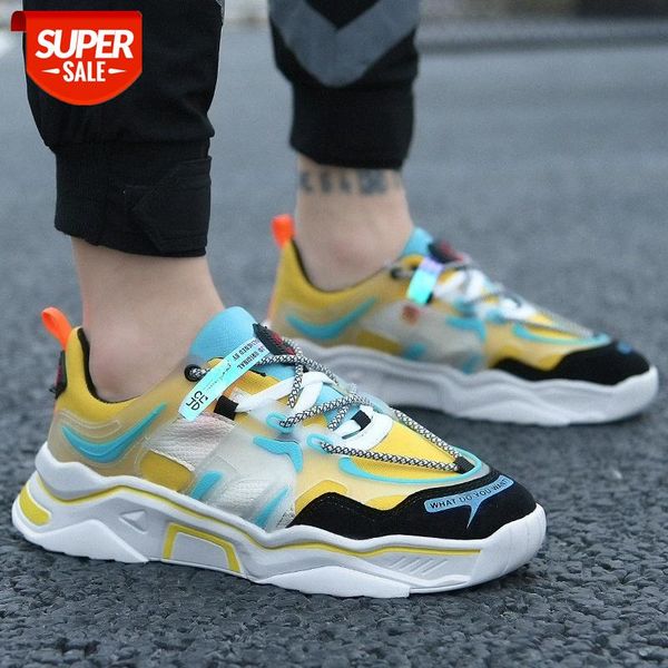 

men's shoes spring trend sports casual korean board breathable running large size old #ze2v