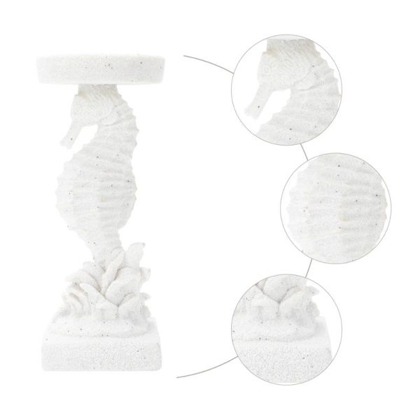 

candle holders 1pc resin simulation dinas candlestick ocean elements tabletop