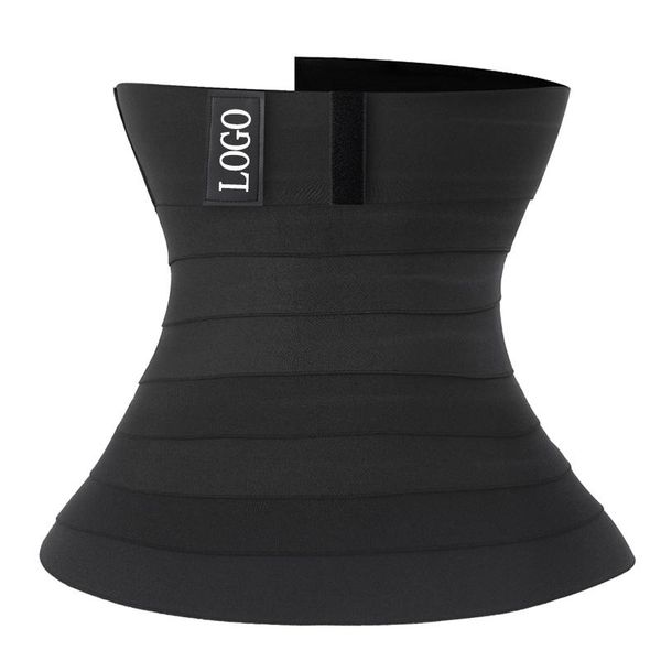 

women's shapers yagimi logo print waist trainer body shaper women tummy control wrap size strap corset belly modeling slim shapewear fa, Black;white