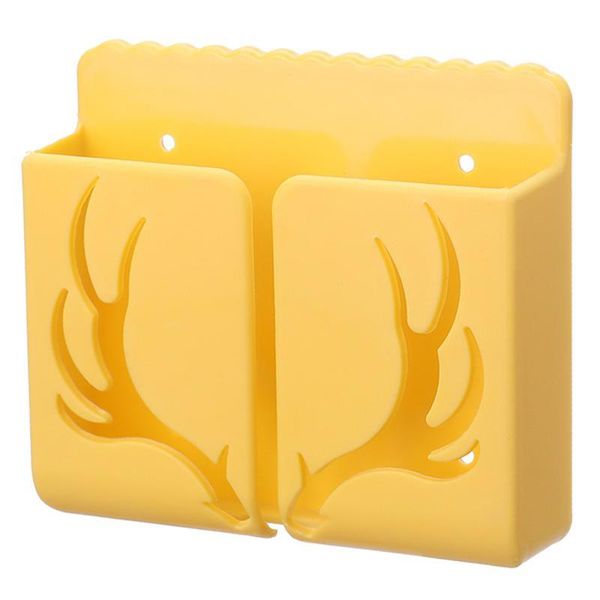 

hooks & rails 1pc tv remote controller antler pattern box holder wall