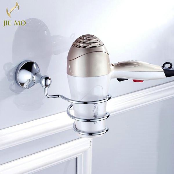 

bathroom shelves chrome hair dryer holder wall mount blower brass accessories bronze