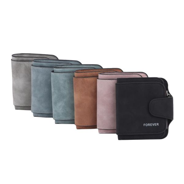 

wallets fashion women hasp short wallet woman solid color zipper mini coin purse ladies small female leather card holder, Red;black