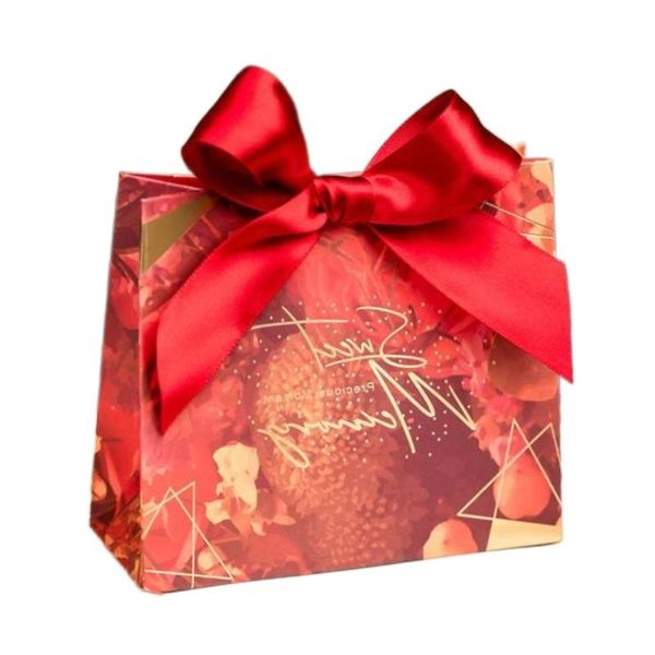 

gift wrap 100pcs candy bags box for party wedding birthday supplies baby shower romantic ribbon bow packaging