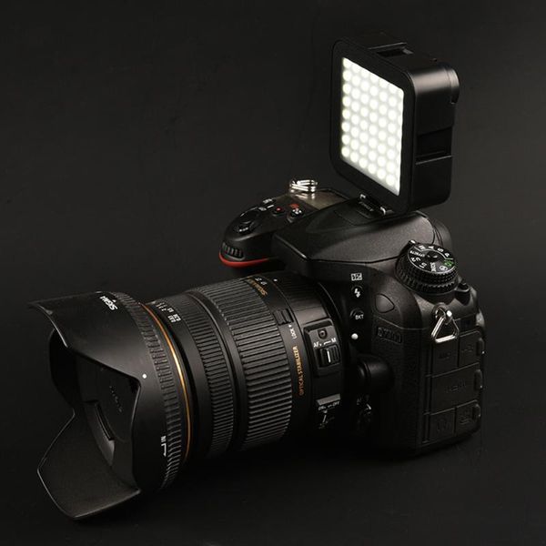 

mini led video light usb rechargeable 6000k 56 led on camera pgraphy p light for dslr digital camera camcorder