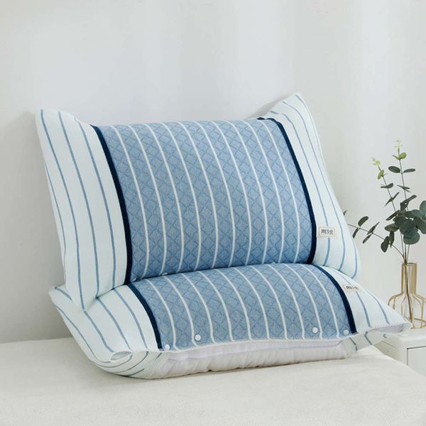 

cases magic pillow case pure cotton gauze towel fixable buckle single