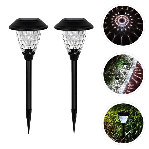 

lawn lamps 2pcs outdoor led lamp solar powered waterproof all seasons garden light