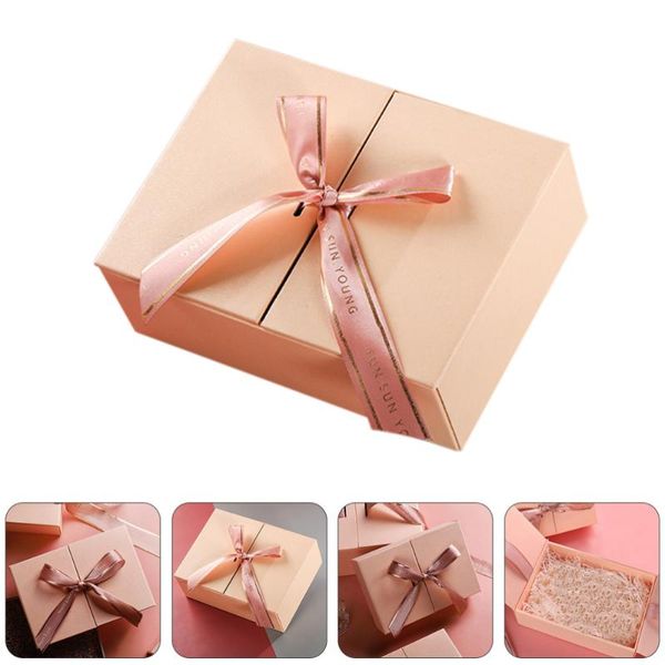 

gift wrap 1pc pretty cosmetic box bow decorative unique cardboard case