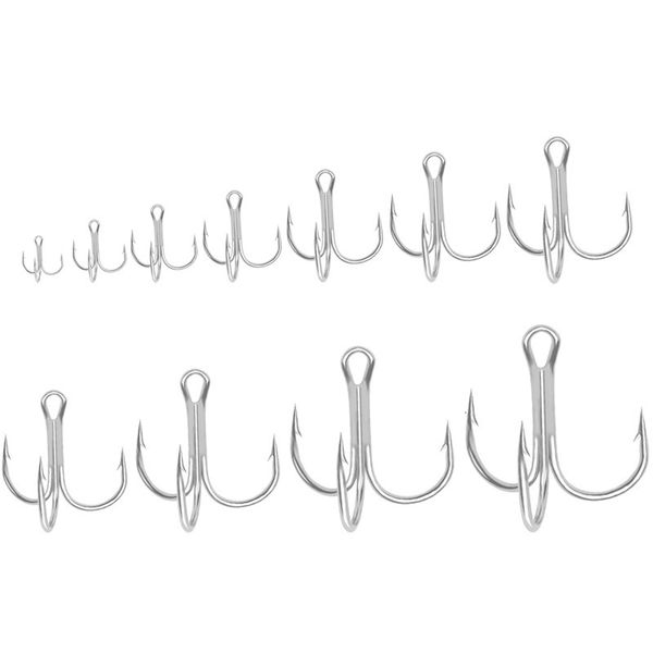 

4#6#8#10#12# with barb white nickel anchor three high carbon steel fish hook bait hook