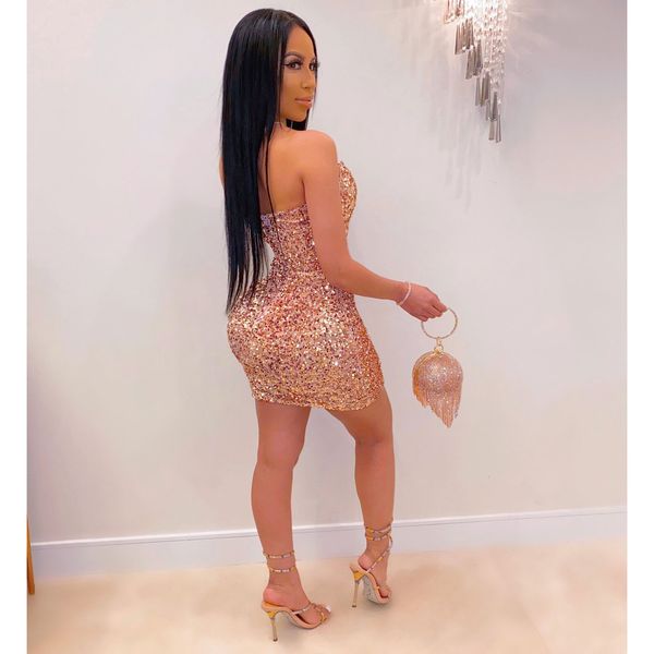 

name sequin off shoulder, strapless, sexy, mini party dress, 2021 t0c2, Black;gray