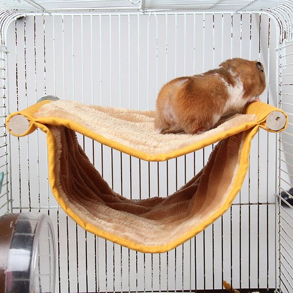 

sell hamster hanging house cage sleeping nest pet bed rat hamster guinea pig toys cage swing pet small animals supply