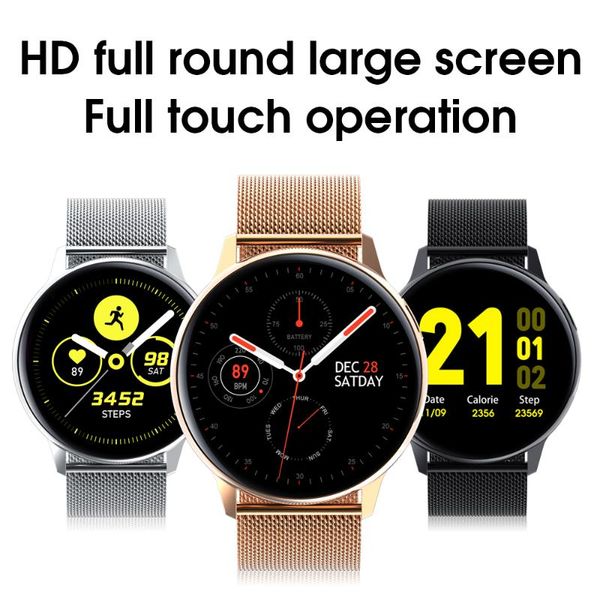 

s30 smart watch men women full touch screen ecg ip68 waterproof heart rate blood pressure body temperature monitoring smartwatch