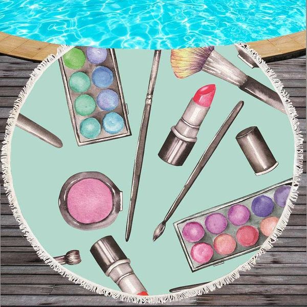 

towel selling 100% cotton beach luxury 1.5m round shape good