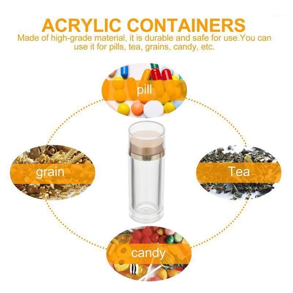 

storage bottles & jars 10pcs transparent bottle candy creative acrylic containers