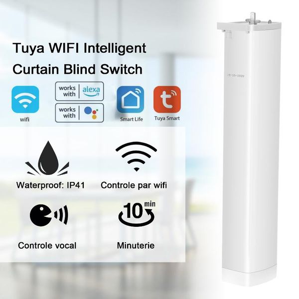 

smart home control 110v-220v tuya wifi curtain blind switch electric motorized roller shutter remote curtains motor