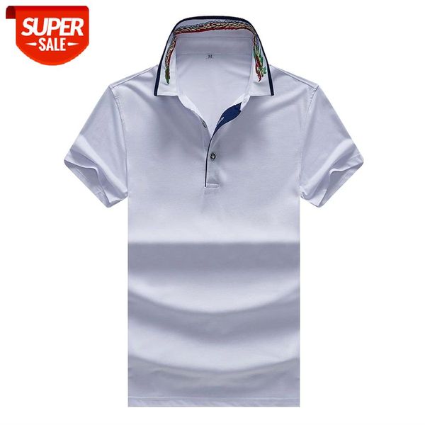 

Plus New Real Full Size Cotton 2019 Summer Men Sleeve Polos Mens Shirts For Ralphmen Tops 3d Embroidery Logo Shirt Homme Camisa #cA8Y, White;black