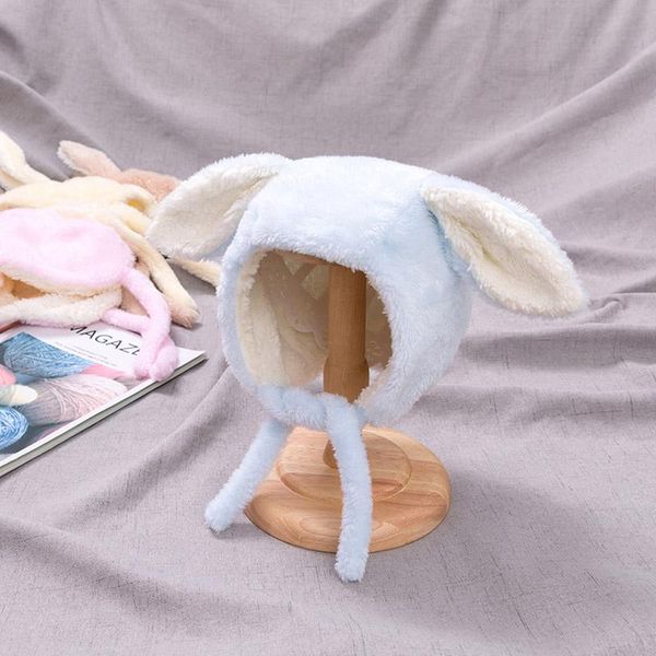 

caps & hats ears baby girl hat winter warm plush for kids cap bonnet ear protection soft thicken infant toddler beanie, Yellow