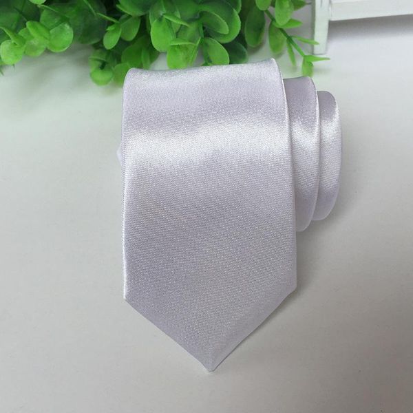 

bow ties solid white stage performance bright version 5cm narrow tie, Black;gray