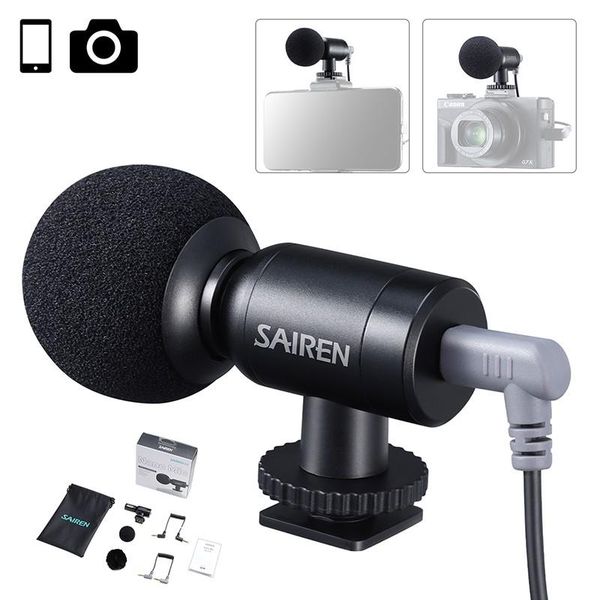 

ulanzi sairen nano ultra mini record microphone 8 7 6 vlog mic smartphone slr camera microphone for sony a6400 a6300