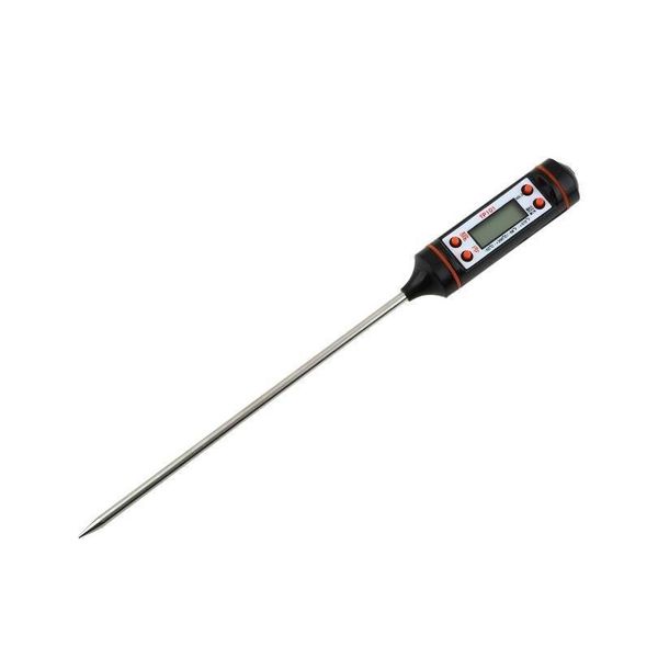 Nova Chegue Digital Cozinhar Thermometer Thermometer Food Sonda de Alimento Cozinha BBQ Selecionável Termômetro TP101 Envio