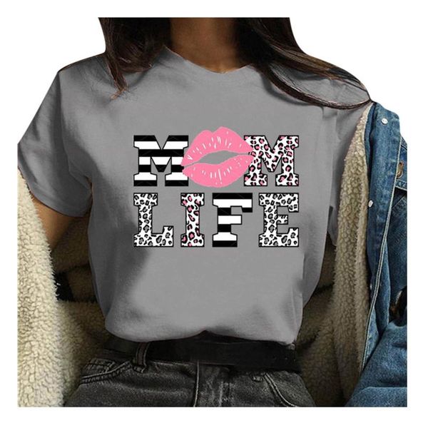 

women's t-shirt 2021 fashion printing women short sleeve loose, White