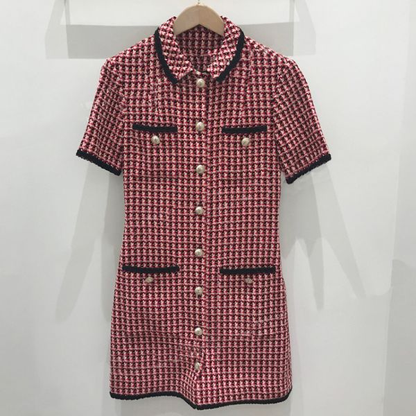 

dressed in ladies'pocket thin short sleeves french elegant ladies 6gl0, Black;gray