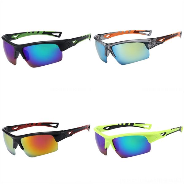 

VPlD 2021 outdoor sports anti splash Outdoor sports Sun sunglassesriding glasses PC color film Sunglasses UV400 anti ultraviolet, White;black