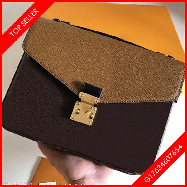 

5a metis women's bags fashion retro leather classic print crossbody bag box
