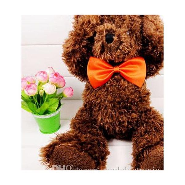 

adjustable pet dog bow tie 15 colors pet headdress neck accessory necklace collar puppy bright color pe jlltst outbag2007