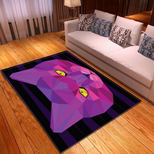 

carpets children's cartoon floor mats home bedroom non-slip modern living room thick rugs printed carpet children 3d crawling