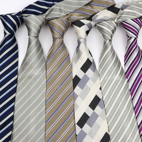 

neck ties fashion men's silk tie skinny 8cm jacquard striped plaid necktie male narrow grey suit shirt wedding party accessory gift, Blue;purple
