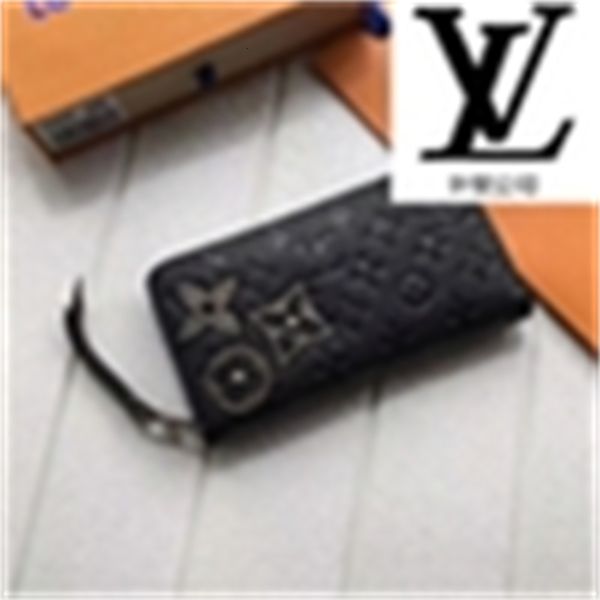 

m62069 floral metal stud zip wallet real leather compact long wallets chain wallet pouches key card holders phone cases, Red;black