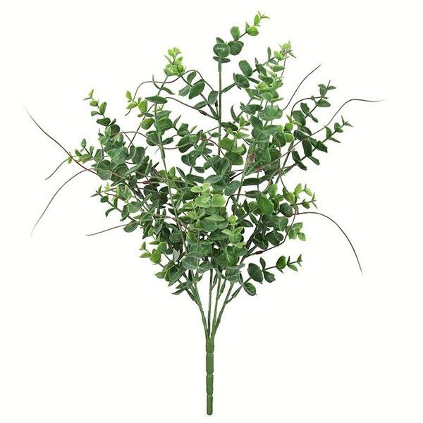 

decorative flowers & wreaths 44cm home decoration simulation, 5 heads, eucalyptus leaves, diy wedding, table arrangement plastic flowers, bo