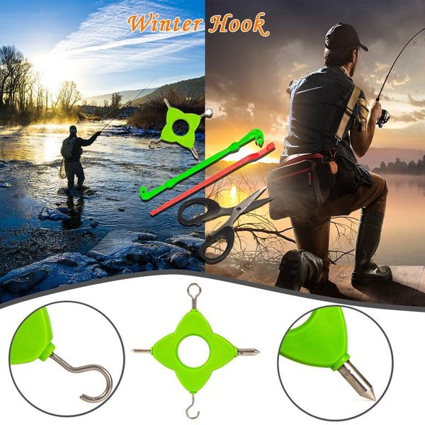 

1pcs knotted puller tool 4 in 1 multi puller tool for rig making method feeder fishing carp fishing tackle terminal accessories