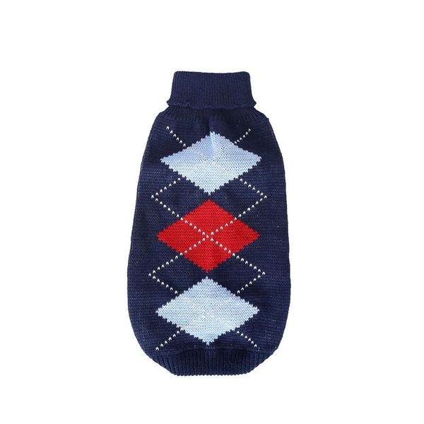 

dog apparel fashion dogs sweater lattice stylish clothes for pets jersey para perro lana knitted sweaters pet