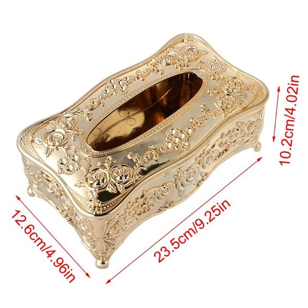 

luxury european style acrylic tissue box ktv handkerchief toilet paper holder dropshipping