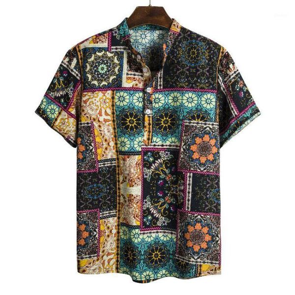 

us size mens korean fashion shirts men casual streetwear korean style men blouses short sleeve clothes vintage shirt1, White;black