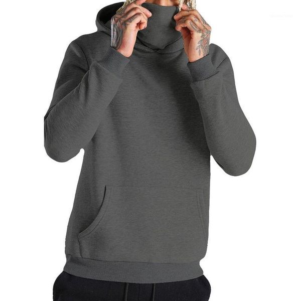 

men's hoodies & sweatshirts 2021 men mask long sleeved hoodie streetwear large hip hop gym hooded hombre clothing, Black
