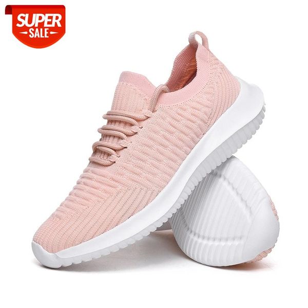 

fashion sneakers women shoes breathable mesh lace up flat shoes ladies size 44 loafers zapatillas couples running #fw2c