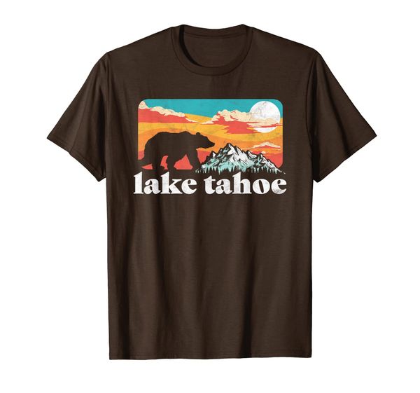 

Lake Tahoe Retro Bear Mountain Vintage 80s T-Shirt, Mainly pictures