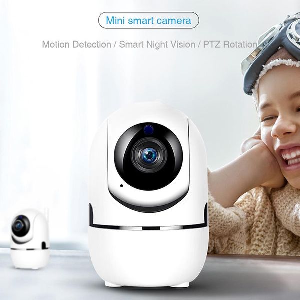 

wireless home security camera 360 degree smart baby monitor with shaking head function @m23