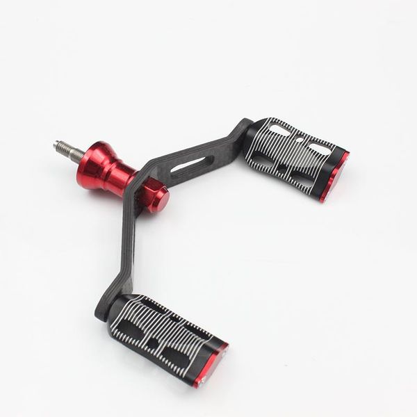 

baitcasting reels kawa fishing reel handle with alluminum alloy knobs, suit for shimano spinning reel, carbon fiber tackle accessory1